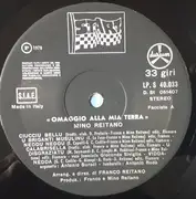 LP - Mino Reitano - Omaggio Alla Mia Terra