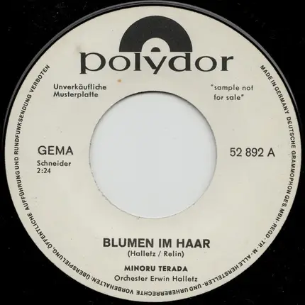 Minoru Terada - Blumen Im Haar