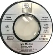 7inch Vinyl Single - Mia Martini - Quante Volte / Solo Noi