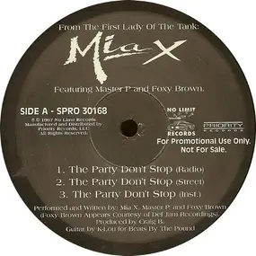 Mia X - The Party Don't Stop