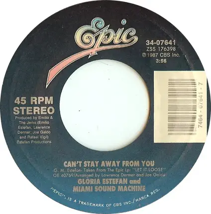 Miami Sound Machine - Can't Stay Away From You
