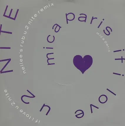 Mica Paris - If I Love U 2 Nite
