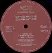 LP - Michael Mantler - Something There - Gatefold