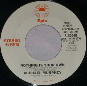 Michael Murphey - Nothing Is Your Own