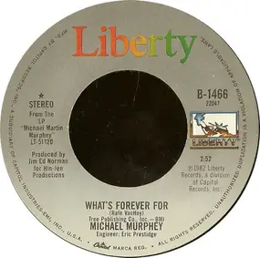 Michael Murphey - What's Forever For