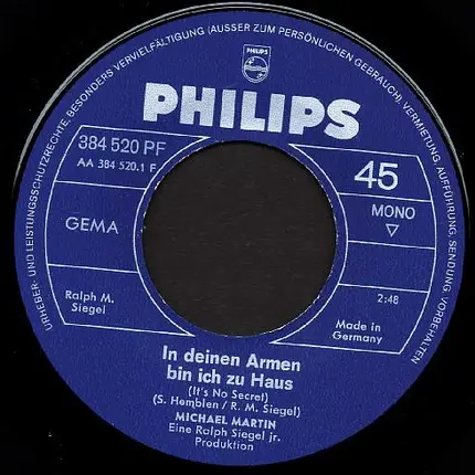 Michael Martin - In Deinen Armen Bin Ich Zuhaus