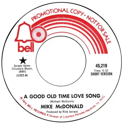 Michael McDonald - A Good Old Time Love Song
