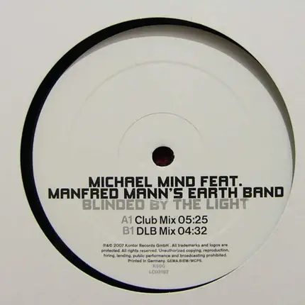 Michael Mind Feat. Manfred Mann's Earth Band - Blinded By The Light