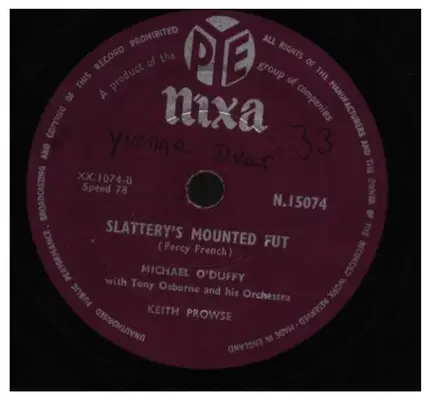 Michael O'Duffy - Slattery's Mounted Fut/Come Back Paddy Reily