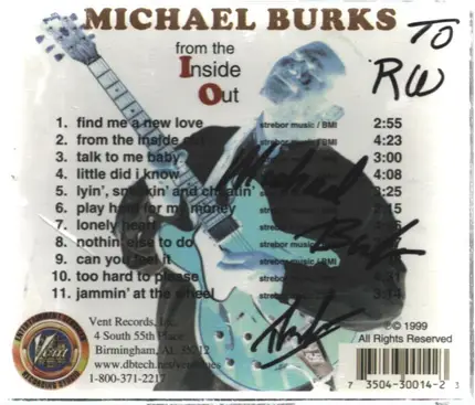 Michael Burks - From the Inside Out