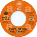 7inch Vinyl Single - Michael Baldwin - You Can't Find Love (In The Yellow Pages)