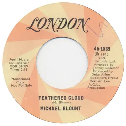 Michael Blount - Beautiful Morning / Feathered Cloud