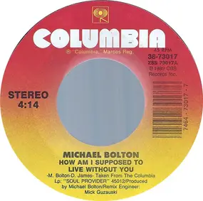 Michael Bolton - How Am I Supposed To Live Without You