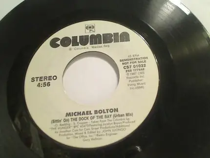 Michael Bolton - The Dock Of The Bay (CHR Mix) / The Dock Of The Bay (Urban Mix)