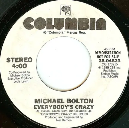 Michael Bolton - Everybody's Crazy