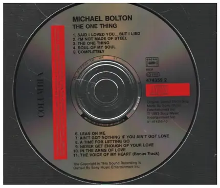 Michael Bolton - One Thing
