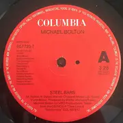 7inch Vinyl Single - Michael Bolton - Steel Bars - Solid centre