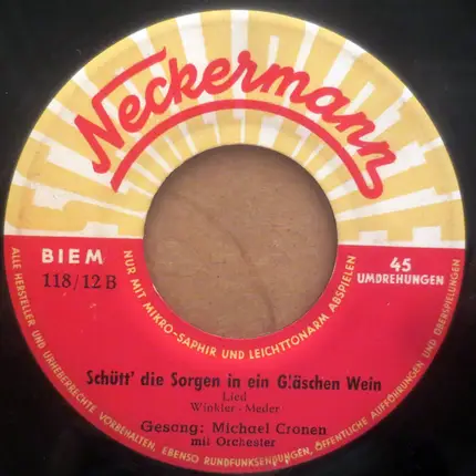 Michael Cronen - Man Müßte Nochmal Zwanzig Sein