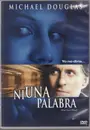 DVD - Michael Douglas - Ni Una Palabra