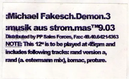 Michael Fakesch - Demon 3