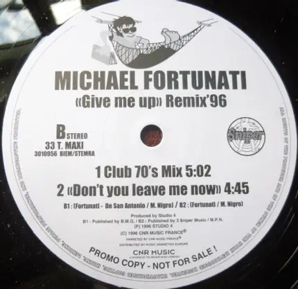 Michael Fortunati - Give Me Up (Remix' 96)