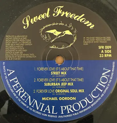 Michael Gordon - Forever Love (It's About That Time)