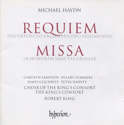 M. Haydn - Requiem (Pro Defuncto Archiepiscopo Sigismundo) / Missa (In Honorem Sanctae Ursulae)