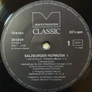 LP - M. Haydn / Mozart - Salzburger Hofmusik 1