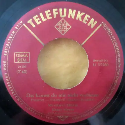 Michael Holm Und Die Sunnies - Das Kannst Du Mir Nicht Verbieten