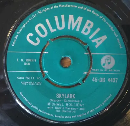 Michael Holliday With Norrie Paramor And His Orchestra - Dream Talk