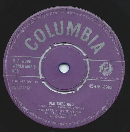 Michael Holliday - Love You Darlin' / Old Cape Cod