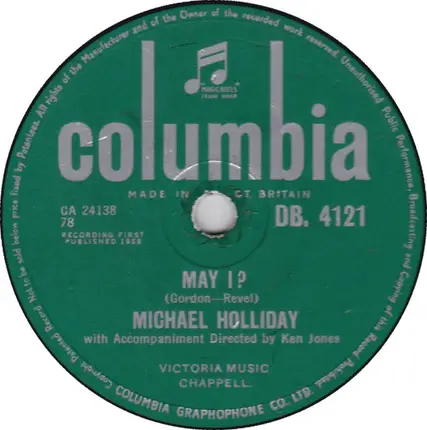 Michael Holliday - Stairway Of Love / May I ?