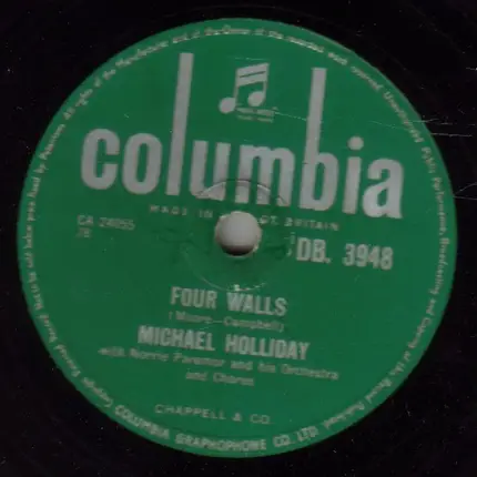 Michael Holliday - Wringle Wrangle / Four Walls
