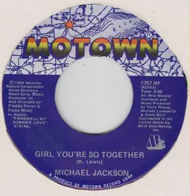 Michael Jackson - Girl You're So Together