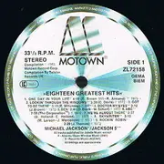 LP - Michael Jackson + The Jackson 5 - 18 Greatest Hits