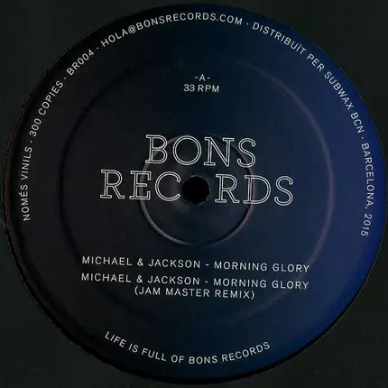 Michael & Jackson / Thompson - Morning Glory EP