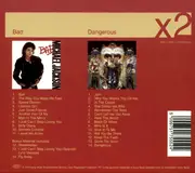 Double CD - Michael Jackson - Bad / Dangerous - Slipcase Box