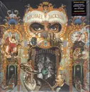 Double LP - Michael Jackson - Dangerous - Red and Black Swirl Vinyl
