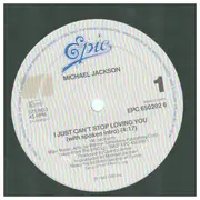 12inch Vinyl Single - Michael Jackson - I Just Can't Stop Loving You