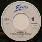 7inch Vinyl Single - Michael Jackson - Leave Me Alone