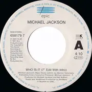 7inch Vinyl Single - Michael Jackson - Who Is It