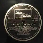 LP - Michael Jackson - The Great Love Songs Of Michael Jackson