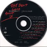 CD Single - Michael Jackson - They Don't Care About Us