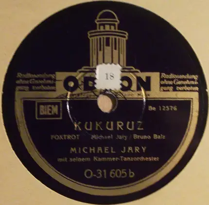 Michael Jary Mit Seinem Kammer-Tanzorchester - Simsalabim / Kukuruz