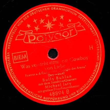 Michael Jary - Manhattan-Boogie / Was Versteht Denn Ein Cowboy Von Der Liebe