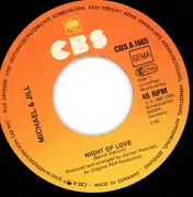 7inch Vinyl Single - Michael & Jill - Night Of Love