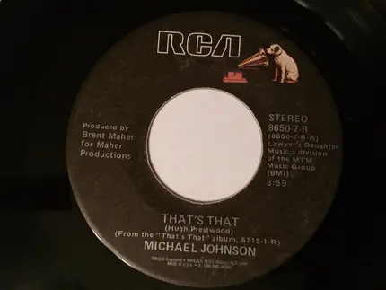 Michael Johnson - That's That