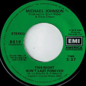 Michael Johnson - This Night Won't Last Forever