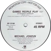 12inch Vinyl Single - Michael Jonzun - Games People Play