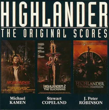 Michael Kamen , Stewart Copeland , Peter Robinson - Highlander - The Original Scores